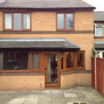 Brown casement windows, Oxfordshire