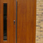 Brown composite doors, Summertown