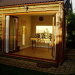 Garden bifold doors, Oxford
