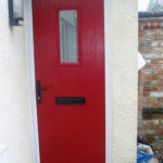 Red composite door, Oxfordshire