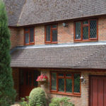 Brown wooden windows, Abingdon