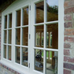Wooden casement windows, Abingdon
