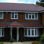 Wooden front windows, Thame