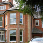 Wooden Victorian windows, Witney