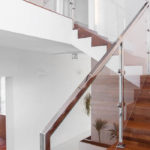 Clean glass balustrade, Sumemrtown