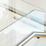 Detailed glass balustrade, Witney